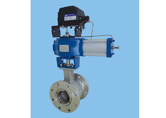 China Eccentric Rotary Plug Control Valve DN25mm~ 300mm No Static Seal Dynamic Seal supplier