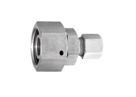 China Hydraulic Tube End Reducer Movable Nut RED Soft Seal 304 Stainless Steel Long Service Life supplier